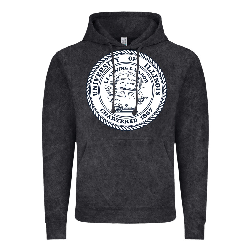 University Of Illinois Vintage Hoodie by artisFamous | Teevron