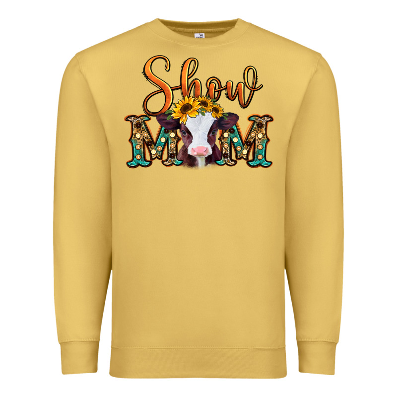 Show Mom Baby Cow Premium Sweatshirt by Jasminsmagicworld | Teevron