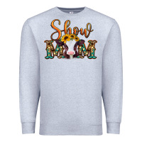 Heather Grey show mom baby cow Premium Sweatshirt - Jasminsmagicworld