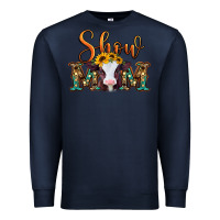 Navy show mom baby cow Premium Sweatshirt - Jasminsmagicworld
