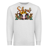 Oatmeal Heather show mom baby cow Premium Sweatshirt - Jasminsmagicworld