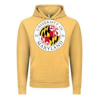 Vintage Mustard university of maryland Vintage Hoodie - artisFamous