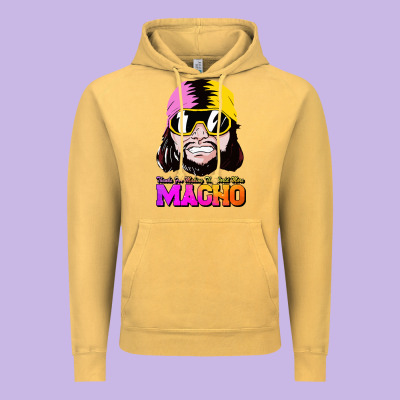 Randy Wrestler Vintage Hoodie Designed By Artisfamous