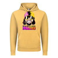 Vintage Mustard randy wrestler Vintage Hoodie - artisFamous