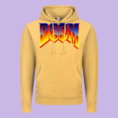 Doom Video Game Vintage Hoodie Designed By Artisfamous
