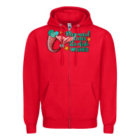 Red mermaid kisses starfish wishes Zipper Hoodie - JahusDesignShop