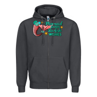 Smoke mermaid kisses starfish wishes Zipper Hoodie - JahusDesignShop