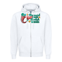 White mermaid kisses starfish wishes Zipper Hoodie - JahusDesignShop