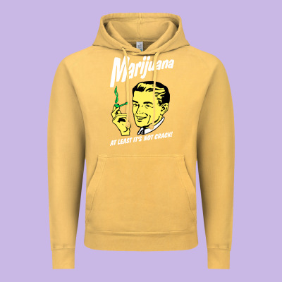 Smoking Marijuana Vintage Hoodie Designed By Artisfamous