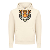 Vintage Artic tiger vector face Vintage Hoodie - artisFamous