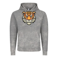 Cloud Rock tiger vector face Vintage Hoodie - artisFamous