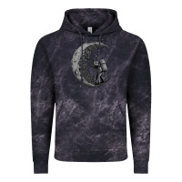 Cloud Black digging the moon Vintage Hoodie - artisFamous