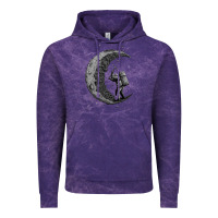 Cloud Purple digging the moon Vintage Hoodie - artisFamous