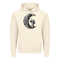 Vintage Artic digging the moon Vintage Hoodie - artisFamous