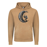 Vintage Camel digging the moon Vintage Hoodie - artisFamous