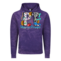 Cloud Purple pt therapy Vintage Hoodie - CowhideDigitalArt