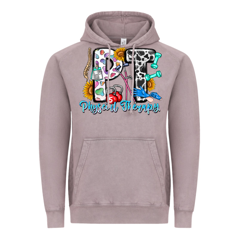 Pt Therapy Vintage Hoodie by CowhideDigitalArt | Teevron