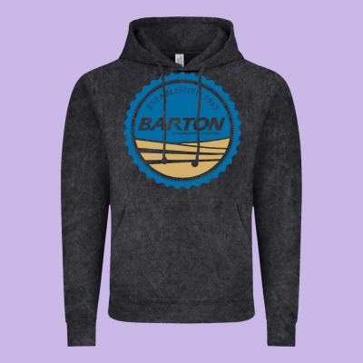 Barton Community College Vintage Hoodie Designed By Artisfamous