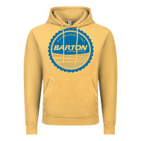 Vintage Mustard Barton Community College Vintage Hoodie - artisFamous