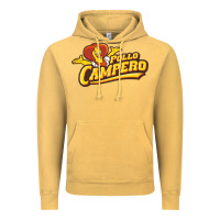 Vintage Mustard Pollo camp Resto Vintage Hoodie - artisFamous