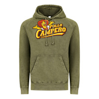 Vintage Olive Pollo camp Resto Vintage Hoodie - artisFamous