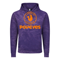 Cloud Purple Resto Popeyes Art Vintage Hoodie - artisFamous