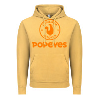 Vintage Mustard Resto Popeyes Art Vintage Hoodie - artisFamous