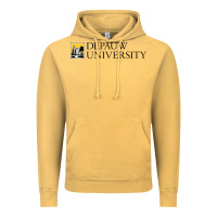 Vintage Mustard Depauw College Vintage Hoodie - artisFamous