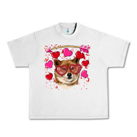 Lunar Rock valentine's shiba inu Urban Heavy Tee - RanaPortraitStore