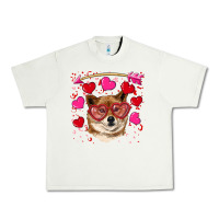 Pistachio valentine's shiba inu Urban Heavy Tee - RanaPortraitStore