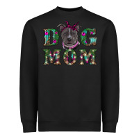 Black Christmas dog mom pitbull Heavyweight Sweatshirt - RanaPortraitStore