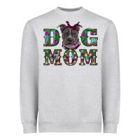 Heather Grey Christmas dog mom pitbull Heavyweight Sweatshirt - RanaPortraitStore