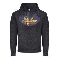 Vintage Black Skyline Chili Resto Vintage Hoodie - artisFamous