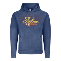 Vintage Denim Skyline Chili Resto Vintage Hoodie - artisFamous