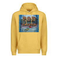 Antique Gold rod father Premium Hoodie - Artiststas