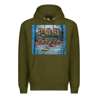 Army Green rod father Premium Hoodie - Artiststas