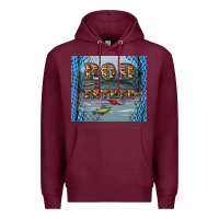 Burgundy rod father Premium Hoodie - Artiststas