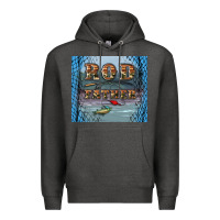 Charcoal Heather rod father Premium Hoodie - Artiststas