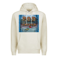 Oatmeal Heather rod father Premium Hoodie - Artiststas