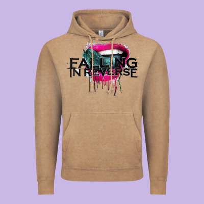 Falling In Reverse Ban Drock Vintage Hoodie Designed By Artisfamous
