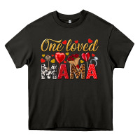 Asphalt One loved mama valentines day Heavy Core Tee - HowdyJamesFarm
