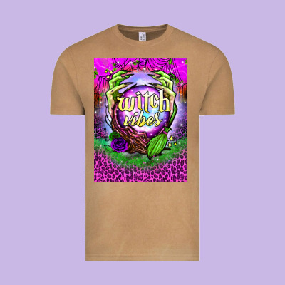 Witch Vibes Air Freshener Vintage Tee Designed By Bundleandbundleshop