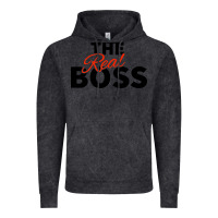 Vintage Black the real boss matching couple Vintage Hoodie - artisFamous