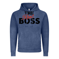 Vintage Denim the real boss matching couple Vintage Hoodie - artisFamous