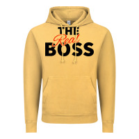 Vintage Mustard the real boss matching couple Vintage Hoodie - artisFamous