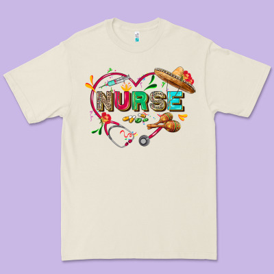 Cinco De Mayo Nurse Premium Tee Designed By Fadigitalartstudio