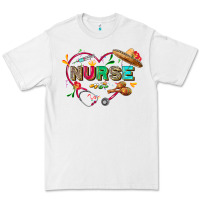 White Cinco de mayo Nurse Premium Tee - FaDigitalArtStudio