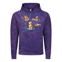 Cloud Purple calvin and hobbes Vintage Hoodie - artisFamous
