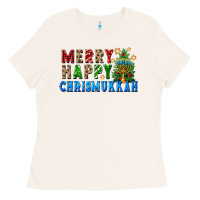 Bone merry happy chrismukkah Ladies Tee - FaDigitalArtStudio