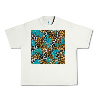 Pistachio turquoise glitter cowhide leopard seamless pattern Urban Heavy Tee - BundleAndBundleShop